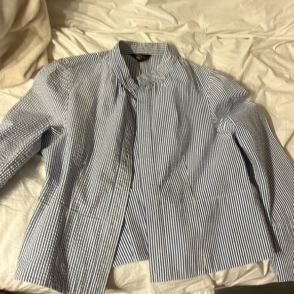 Blue and white sweater - Picture 1 of 2